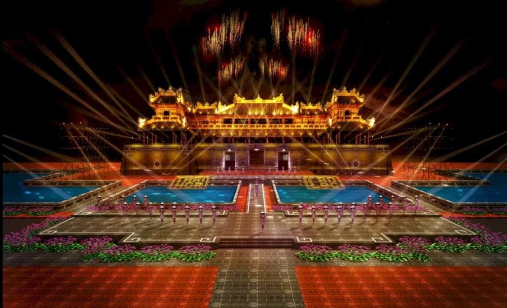 Kinh thành Huế rực rỡ sắc màu từ các màn trình diễn nghệ thuật (Nguồn: VOV)